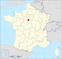 Localisation de Crottes-en-Pithiverais, code postal 45170