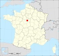 Localisation de Férolles, code postal 45150