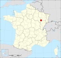 Localisation de Châtelet-sur-Meuse, code postal 52400