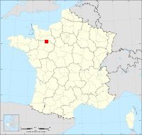 Localisation de Boulay-les-Ifs, code postal 53370