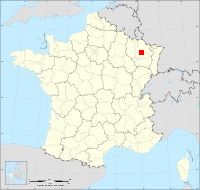 Localisation de Bouxières-aux-Chênes, code postal 54770