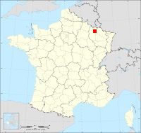 Localisation de Béchamps, code postal 54800