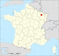 Localisation de Clémery, code postal 54610