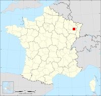 Localisation de Fontenoy-la-Joûte, code postal 54122