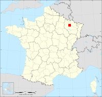 Localisation de Thiaucourt-Regniéville, code postal 54470