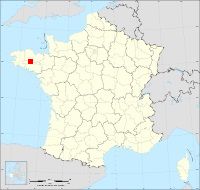 Localisation de Cléguérec, code postal 56480