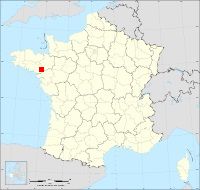 Localisation de Glénac, code postal 56200