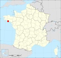 Localisation de Gâvres, code postal 56680