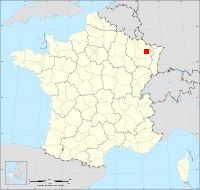 Localisation de Guéblange-lès-Dieuze, code postal 57260