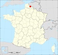 Localisation de Bersée, code postal 59235