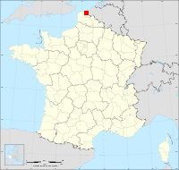 Localisation de Quaëdypre, code postal 59380