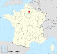 Localisation de Berneuil-sur-Aisne, code postal 60350