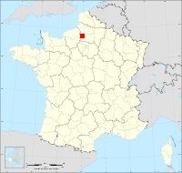 Localisation de Bonnières, code postal 60112