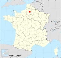 Localisation de Crèvecoeur-le-Petit, code postal 60420