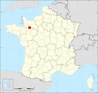 Localisation de Baroche-sous-Lucé, code postal 61330