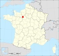 Localisation de Madeleine-Bouvet, code postal 61110