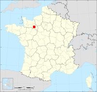 Localisation de Ménil-Guyon, code postal 61170