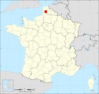 Localisation de Auchy-lès-Hesdin, code postal 62770