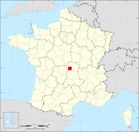 Localisation de Buxières-sous-Montaigut, code postal 63700