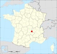 Localisation de Champétières, code postal 63600