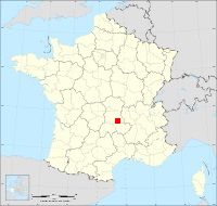 Localisation de Chaméane, code postal 63580