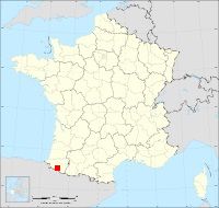 Localisation de Licq-Athérey, code postal 64560