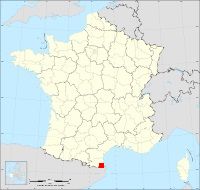 Localisation de Albère, code postal 66480