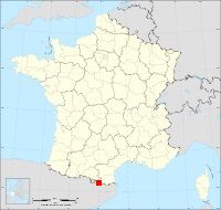 Localisation de Angoustrine-Villeneuve-des-Escaldes, code postal 66760