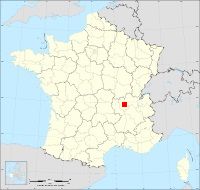 Localisation de Chères, code postal 69380