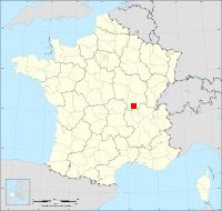 Localisation de Beaubery, code postal 71220