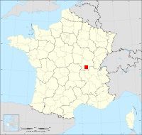 Localisation de Buffières, code postal 71250