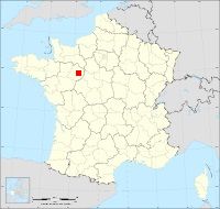 Localisation de Ardenay-sur-Mérize, code postal 72370