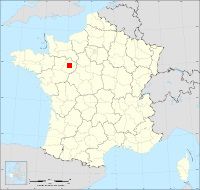 Localisation de Sargé-lès-le-Mans, code postal 72190