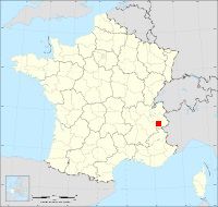 Localisation de Châtel, code postal 73300