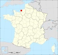 Localisation de Bénarville, code postal 76110