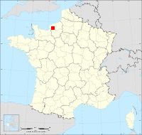 Localisation de Frénaye, code postal 76170