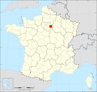 Localisation de Jouy-le-Châtel, code postal 77970