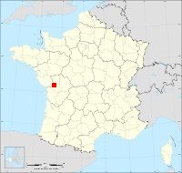 Localisation de Béceleuf, code postal 79160