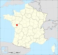 Localisation de Cirières, code postal 79140