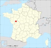 Localisation de Mauzé-Thouarsais, code postal 79100