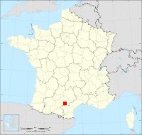 Localisation de Fréjeville, code postal 81570