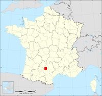 Localisation de Lacapelle-Ségalar, code postal 81170