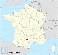 Localisation de Moularès, code postal 81190