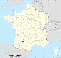 Localisation de Auvillar, code postal 82340