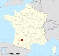 Localisation de Lamagistère, code postal 82360