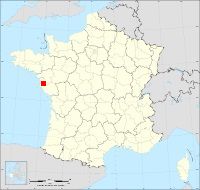 Localisation de Bois-de-Céné, code postal 85710