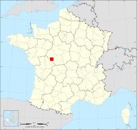 Localisation de Lésigny, code postal 86270