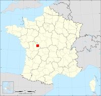 Localisation de Sainte-Radégonde, code postal 86300